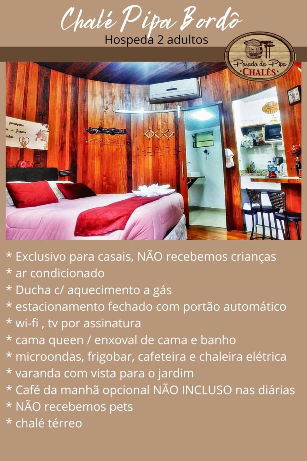 Chale Tematico Em Pipa De Vinho - Parada Da Pipa Chales Canela Rom bilde
